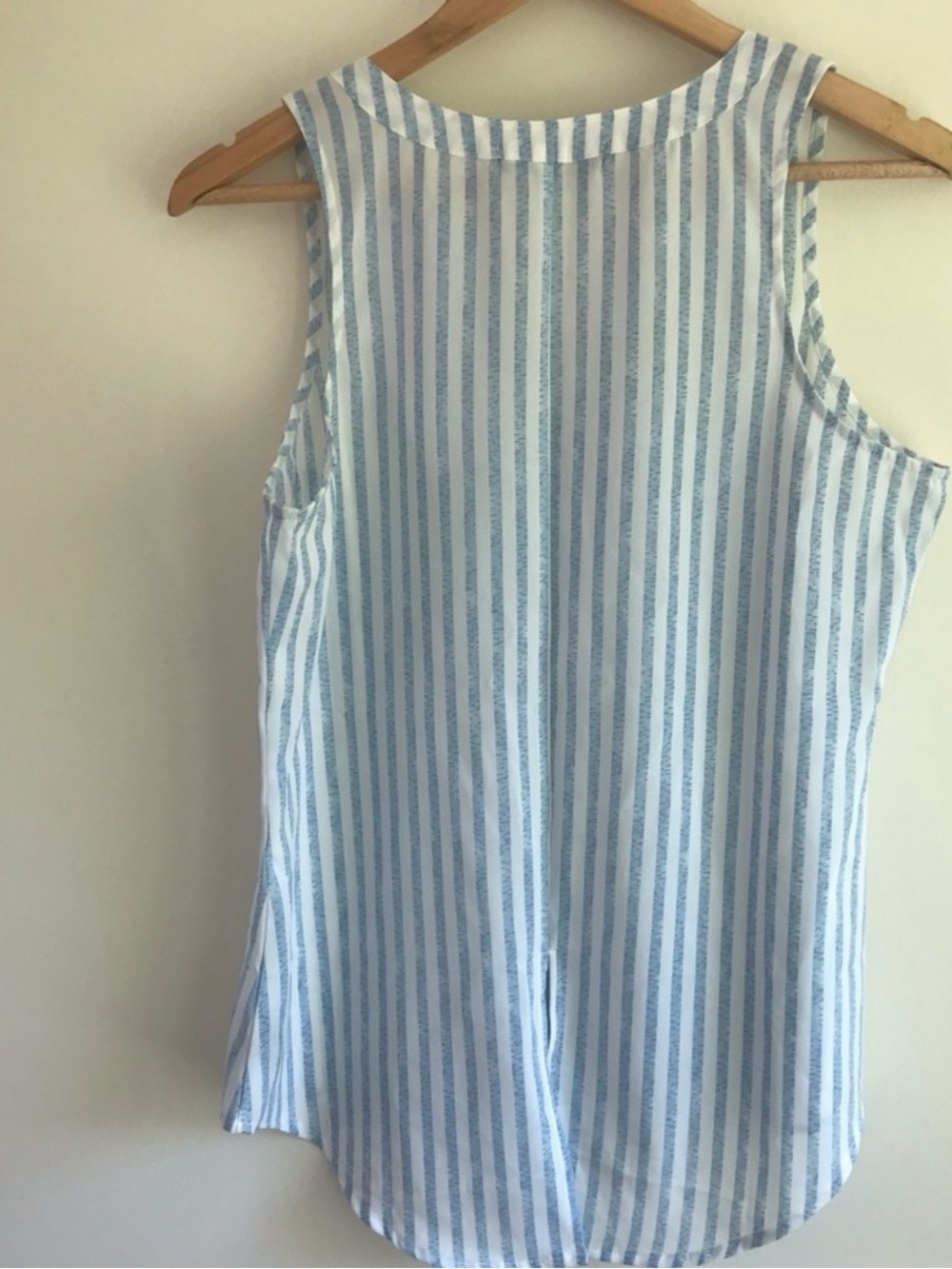 Sanctuary Blue White Striped Sleeveless Blouse Small Beach Summer Top - Picture 5 of 12